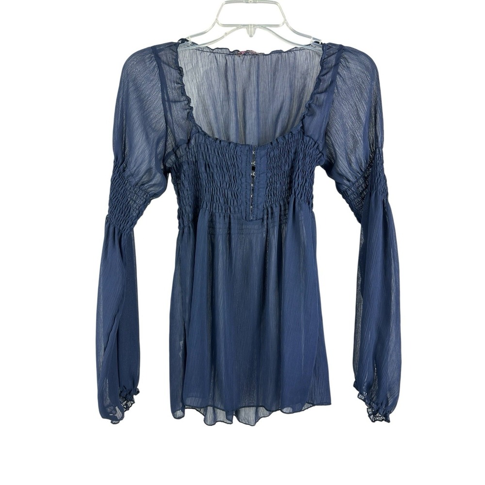 Kosmika Y2K Fairy Grunge  Milkmaid Top Whimsigoth Indie Coquette Femme